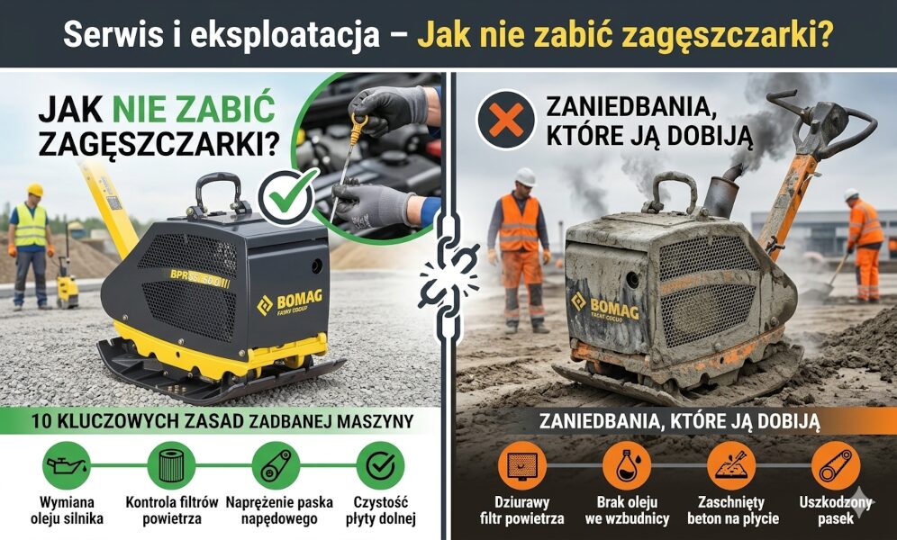 Serwis i eksploatacja – Jak nie zabić zagęszczarki?