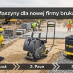 Top 3 maszyny dla nowej firmy brukarskiej.
