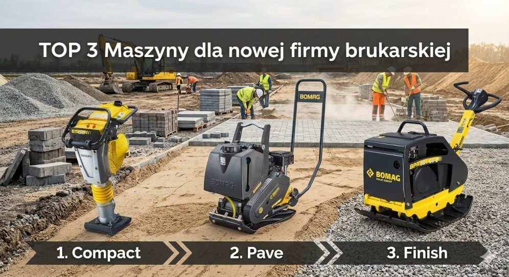 Ranking: TOP 3 Maszyny dla nowej firmy brukarskiej